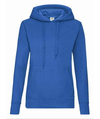Толстовка женская с капюшоном Classic hooded цвет ярко-синий 25