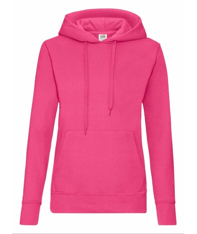 Толстовка женская с капюшоном Classic hooded цвет малиновый 31