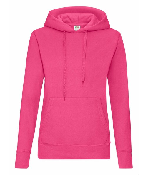 Толстовка жіноча з капюшоном Classic hooded колір малиновий 31