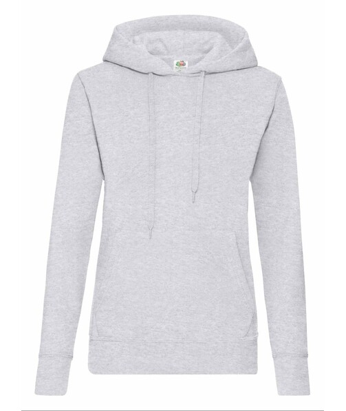 Толстовка женская с капюшоном Classic hooded цвет серо-лиловый 34