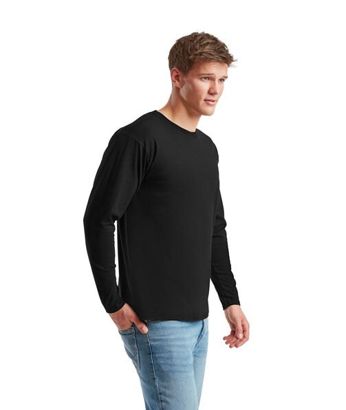 Чоловічі футболки з довгим рукавом L/S Valueweight колір чорний 35