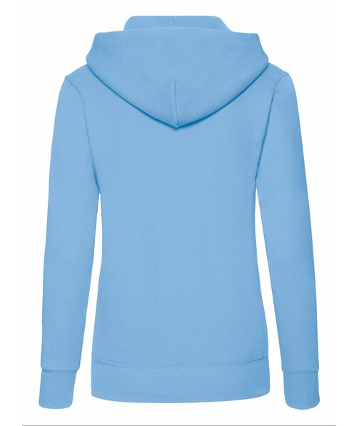 Толстовка женская с капюшоном Classic hooded цвет небесно-голубой 45