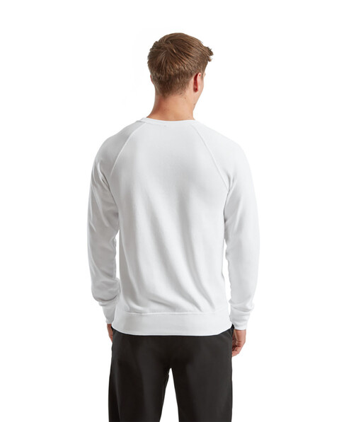 Світшот чоловічий Lightweight raglan колір білий 6