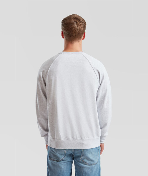 Свитшот мужской Lightweight raglan цвет серо-лиловый 57