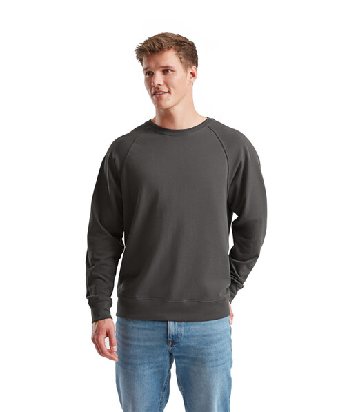 Світшот чоловічий Lightweight raglan колір світлий графіт 67