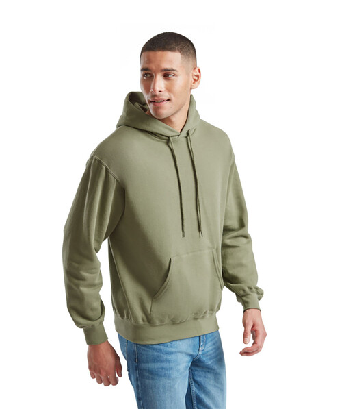 Чоловіча толстовка з капюшоном Classic hooded колір оливковий 77