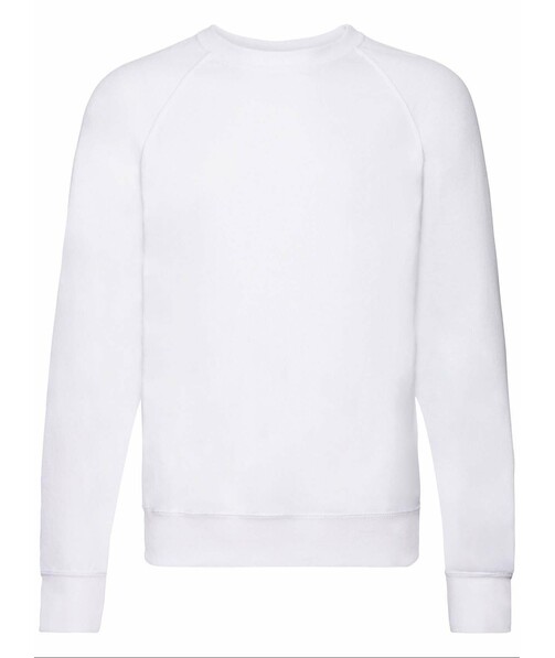 Світшот чоловічий Lightweight raglan колір білий 47