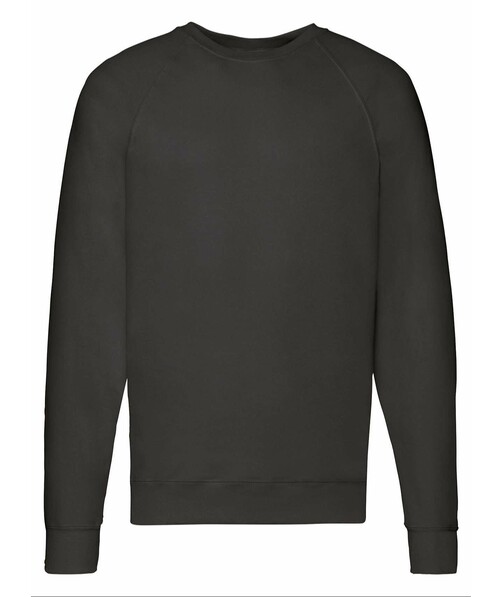 Свитшот мужской Lightweight raglan цвет черный 2