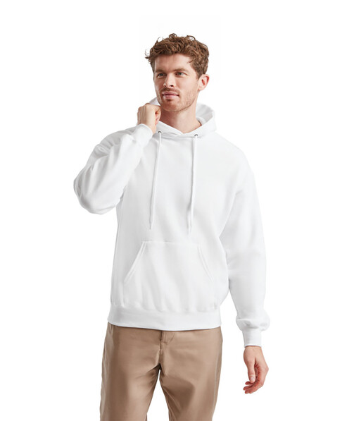 Худи мужской с капюшоном Lightweight hooded цвет белый 4