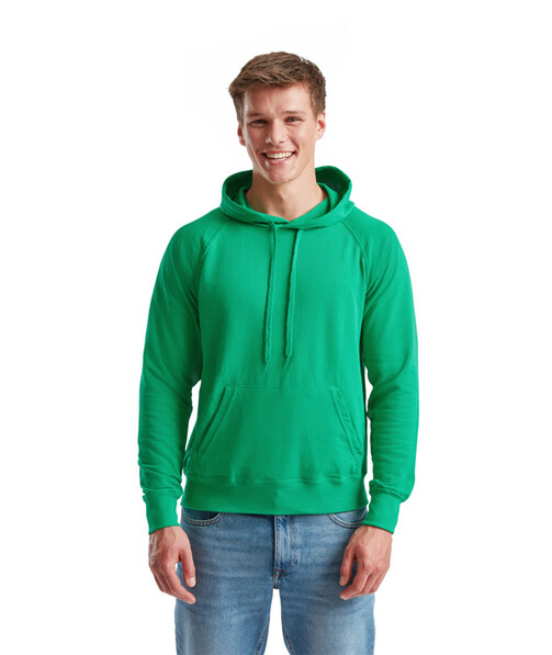 Худи мужской с капюшоном Lightweight hooded цвет ярко-зеленый 40