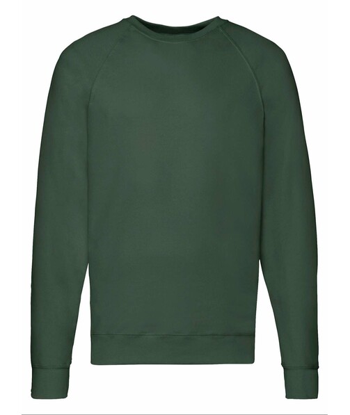 Свитшот мужской Lightweight raglan цвет темно-зеленый 2