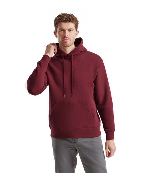 Толстовка мужская Premium hooded цвет бордовый 28