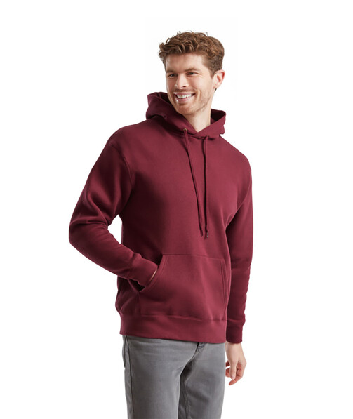 Толстовка мужская Premium hooded цвет бордовый 29