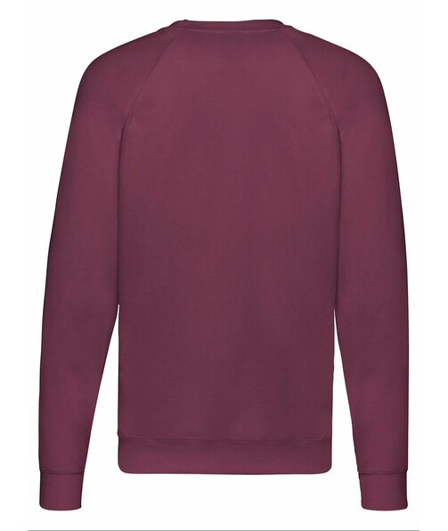 Світшот чоловічий Lightweight raglan колір бордовий 61