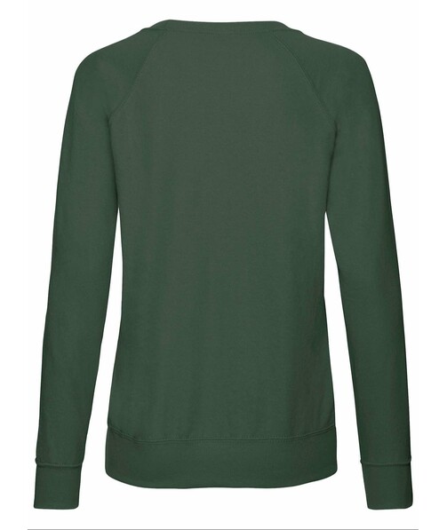 Свитшот женский Lightweight raglan цвет темно-зеленый 9