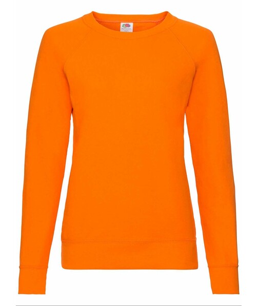 Свитшот женский Lightweight raglan цвет оранжевый 16