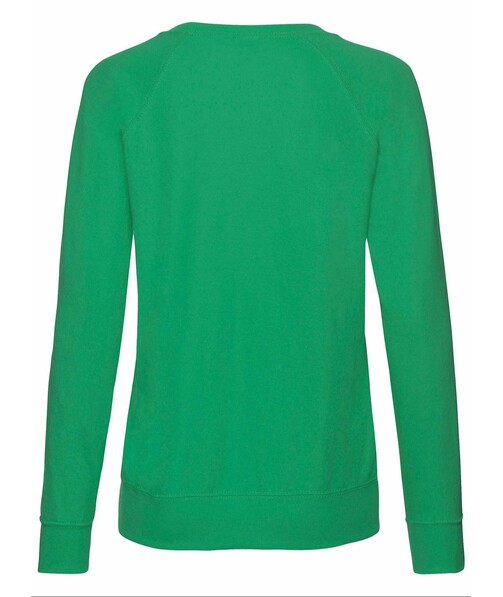 Свитшот женский Lightweight raglan цвет ярко-зеленый 21