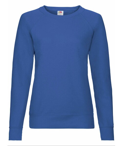 Свитшот женский Lightweight raglan цвет ярко-синий 22