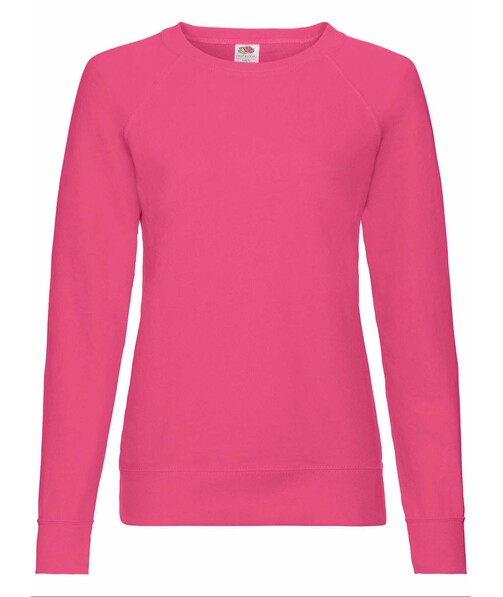 Свитшот женский Lightweight raglan цвет малиновый 25