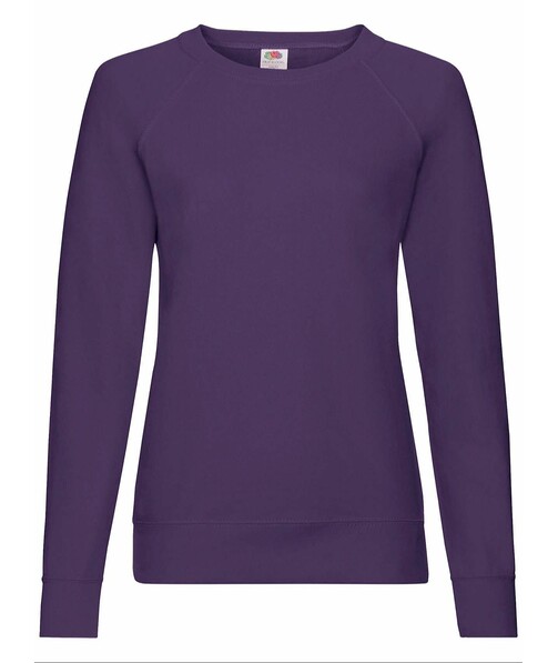 Свитшот женский Lightweight raglan цвет фиолетовый 37