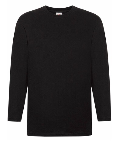 Мужская футболка с длинным рукавом L/S Super premium цвет черный 7