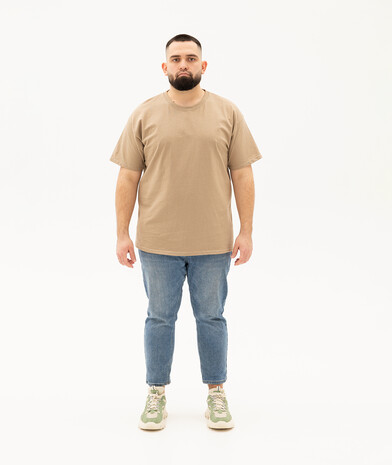 Футболка великих розмірів 3XL-5XL колір колір хакі 7
