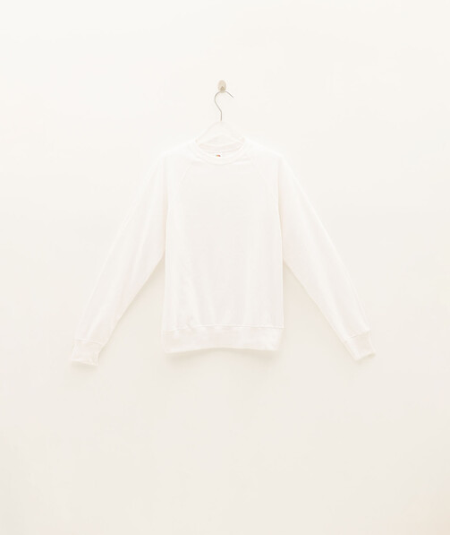 Свитшот мужской Lightweight raglan цвет белый 1