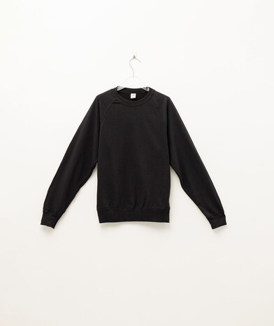 Свитшот мужской Lightweight raglan цвет черный 5