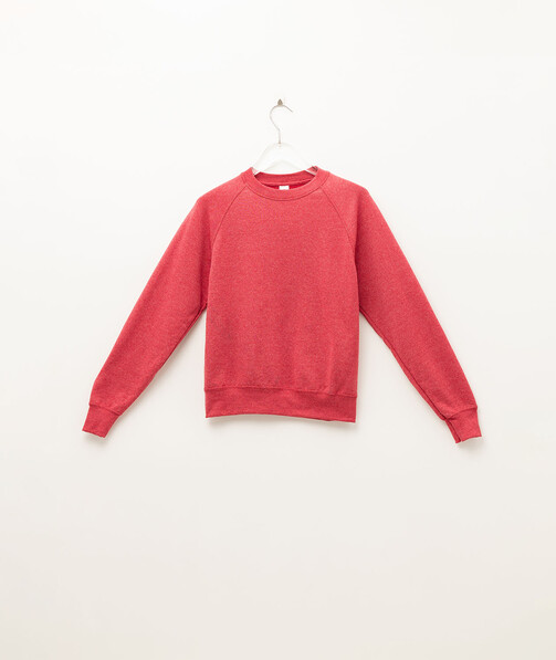 Реглан чоловічий Classic raglan колір червоний меланж 51