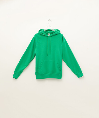 Худи мужской с капюшоном Lightweight hooded цвет ярко-зеленый 5