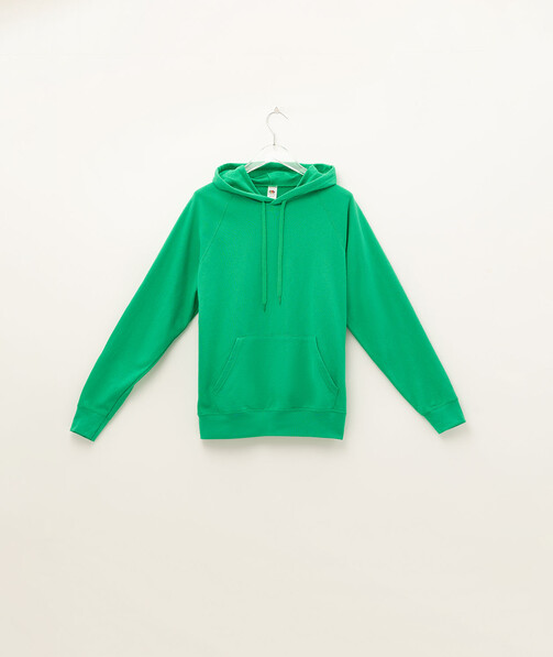 Худі чоловічий з капюшоном Lightweight hooded колір яскраво-зелений 5