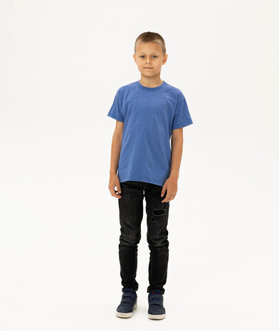 Детская футболка для мальчиков Valueweight цвет синий меланж 0