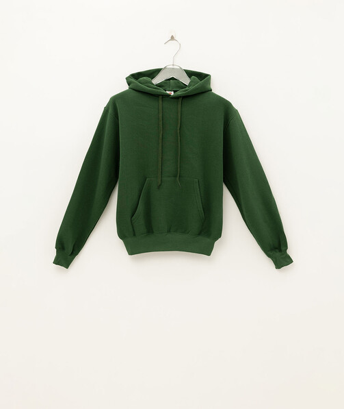 Толстовка женская с капюшоном Classic hooded цвет темно-зеленый 6