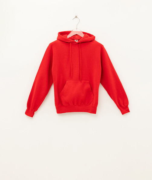 Толстовка женская с капюшоном Classic hooded цвет красный 7