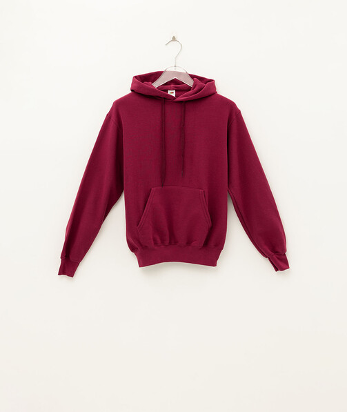 Толстовка женская с капюшоном Classic hooded цвет бордовый 8