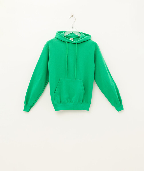 Толстовка женская с капюшоном Classic hooded цвет ярко-зеленый 9