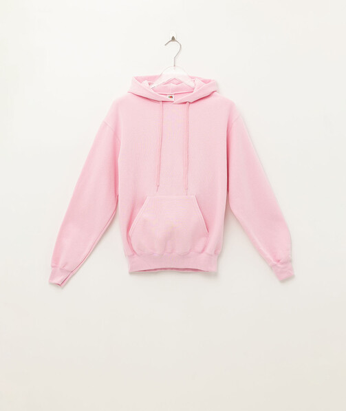 Толстовка женская с капюшоном Classic hooded цвет светло-розовый 10