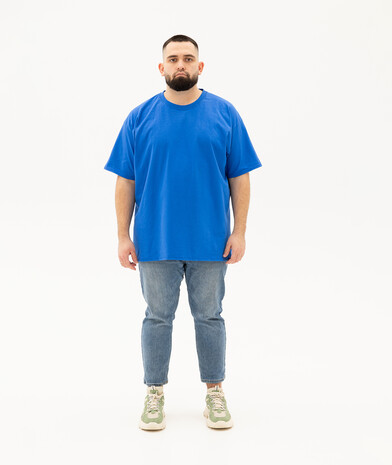 Футболка мужская классическая Valueweight цвет ярко-синий 164