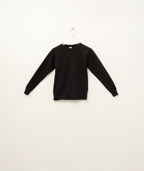 Світшот жіночий Lightweight raglan колір чорний 2