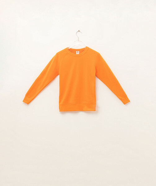 Світшот жіночий Lightweight raglan колір помаранчевий 6