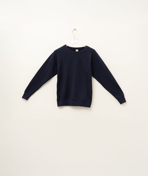 Світшот жіночий Lightweight raglan колір глибокий темно-синій 11