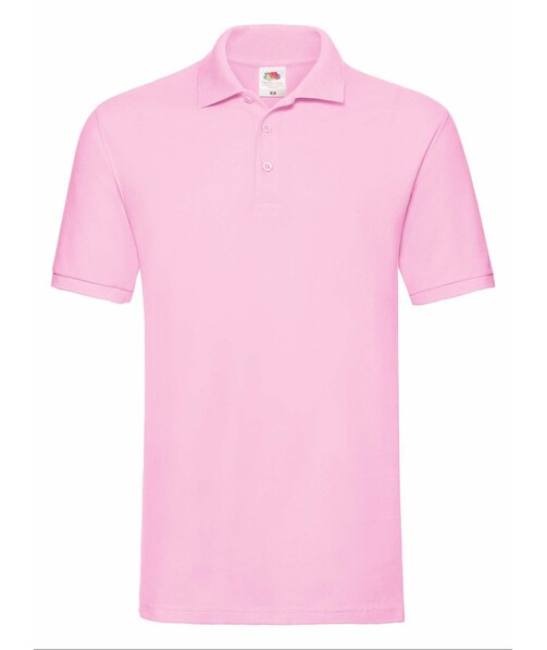 Мужское поло Premium цвет светло-розовый 35