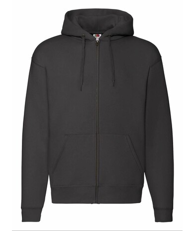 Худі чоловічий на блискавці Premium hooded jacket колір чорний 25
