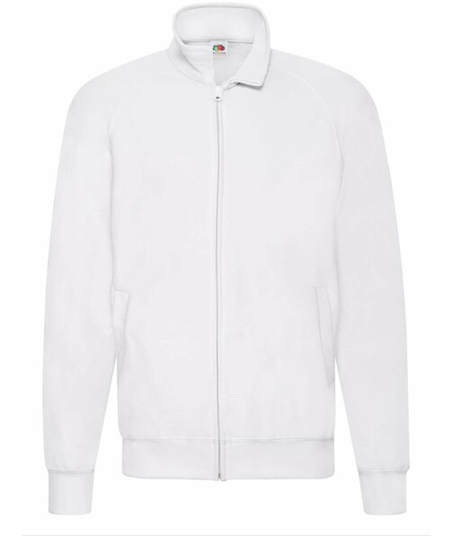 Кофта мужская на молнии Lightweight jacket цвет белый 2