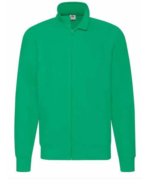 Кофта мужская на молнии Lightweight jacket цвет ярко-зеленый 20