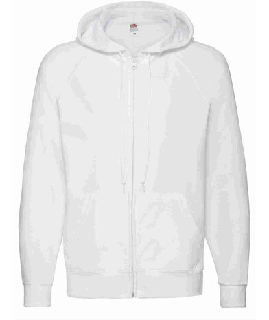 Толстовка мужская на молнии Lightweight hooded jacket цвет белый 2