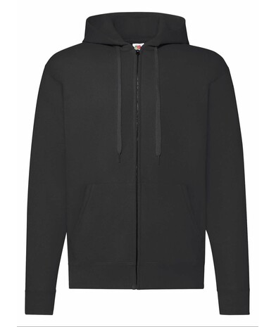 Кофта чоловіча на замку з капюшоном Classic hooded jacket колір чорний 49