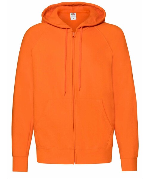 Толстовка мужская на молнии Lightweight hooded jacket цвет оранжевый 16