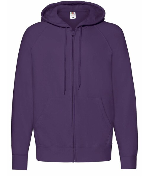 Толстовка мужская на молнии Lightweight hooded jacket цвет фиолетовый 37