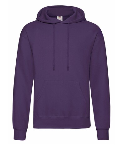 Толстовка мужская с капюшоном Classic hooded цвет фиолетовый 53